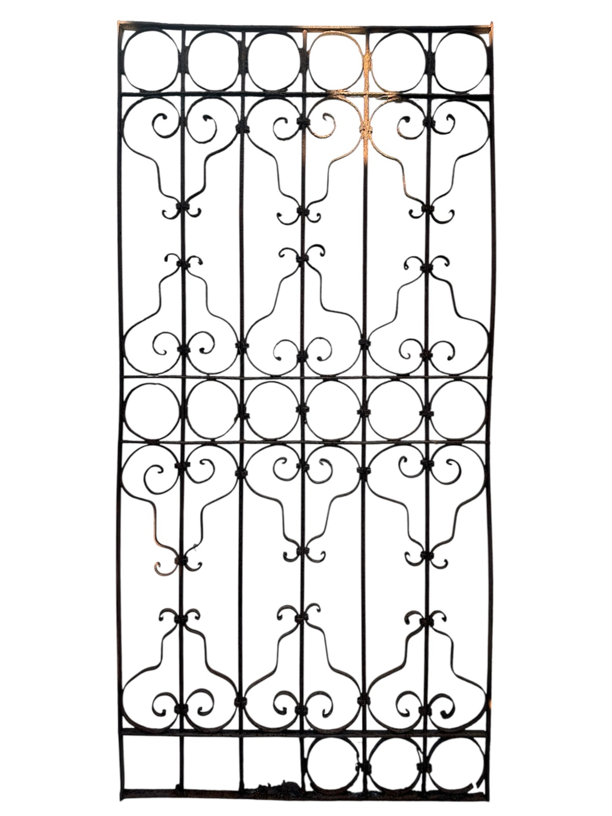 Antique Wrought Iron 75"+ Tall Gate GA20680