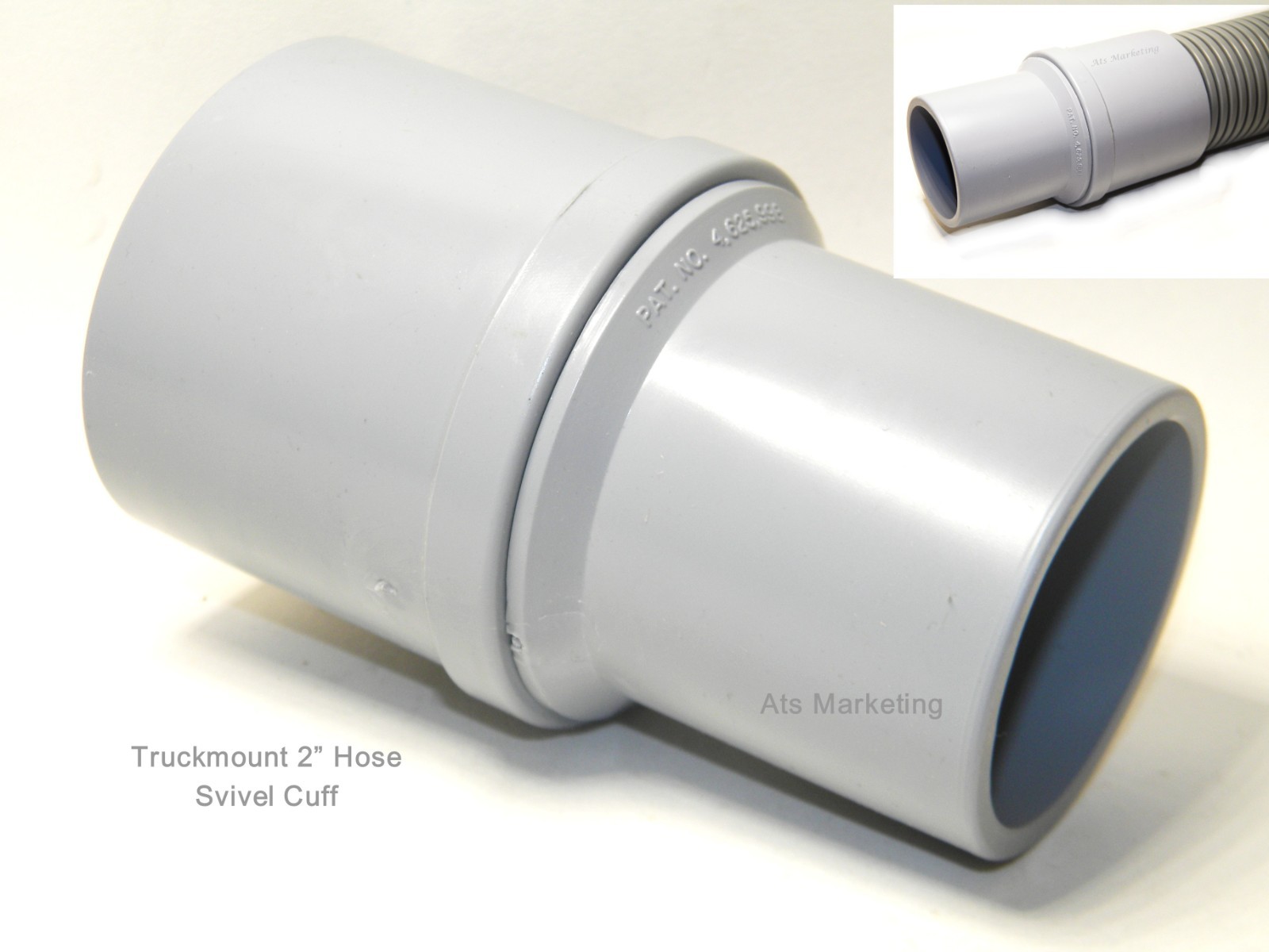 Carpet Cleaning Truckmount 2" Vac Hose SWIVEL CUFF