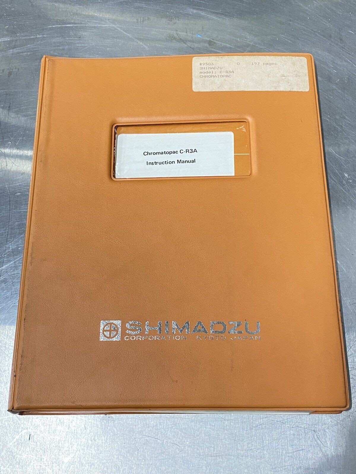 Shimadzu C-R3A Chromatopac - Users Guide / Instruction Manual