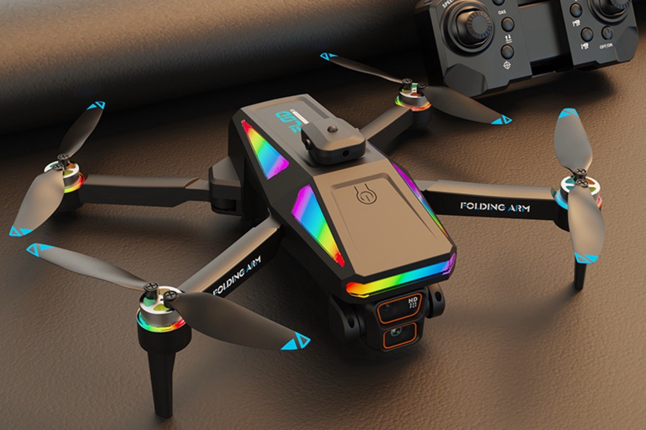 S5 Drone 360 Camera Remote Control 2 Batteries 15 Minutes Flight Time Each