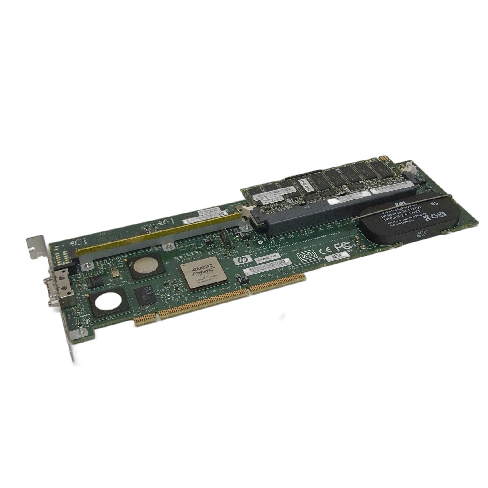 HP Smart Array P600 PCI-X SAS SATA RAID Controller 256MB 370855-001