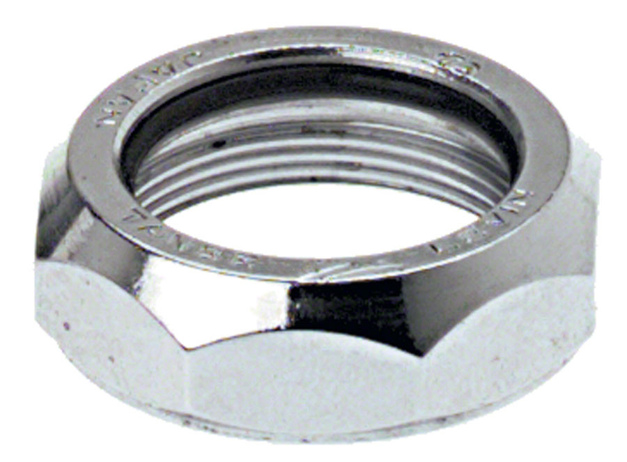 Tange-Seiki Levin CDS 1" Steel Top Nut Silver For Threaded Bicycle Headsets