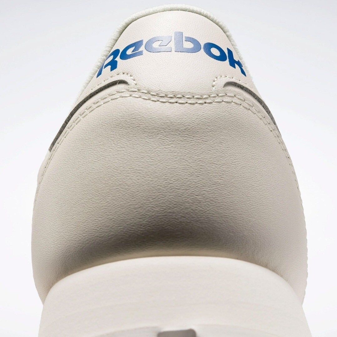 Men Reebok Classic Leather Running Shoes Sneakers Chalk White Red Blue 100032947