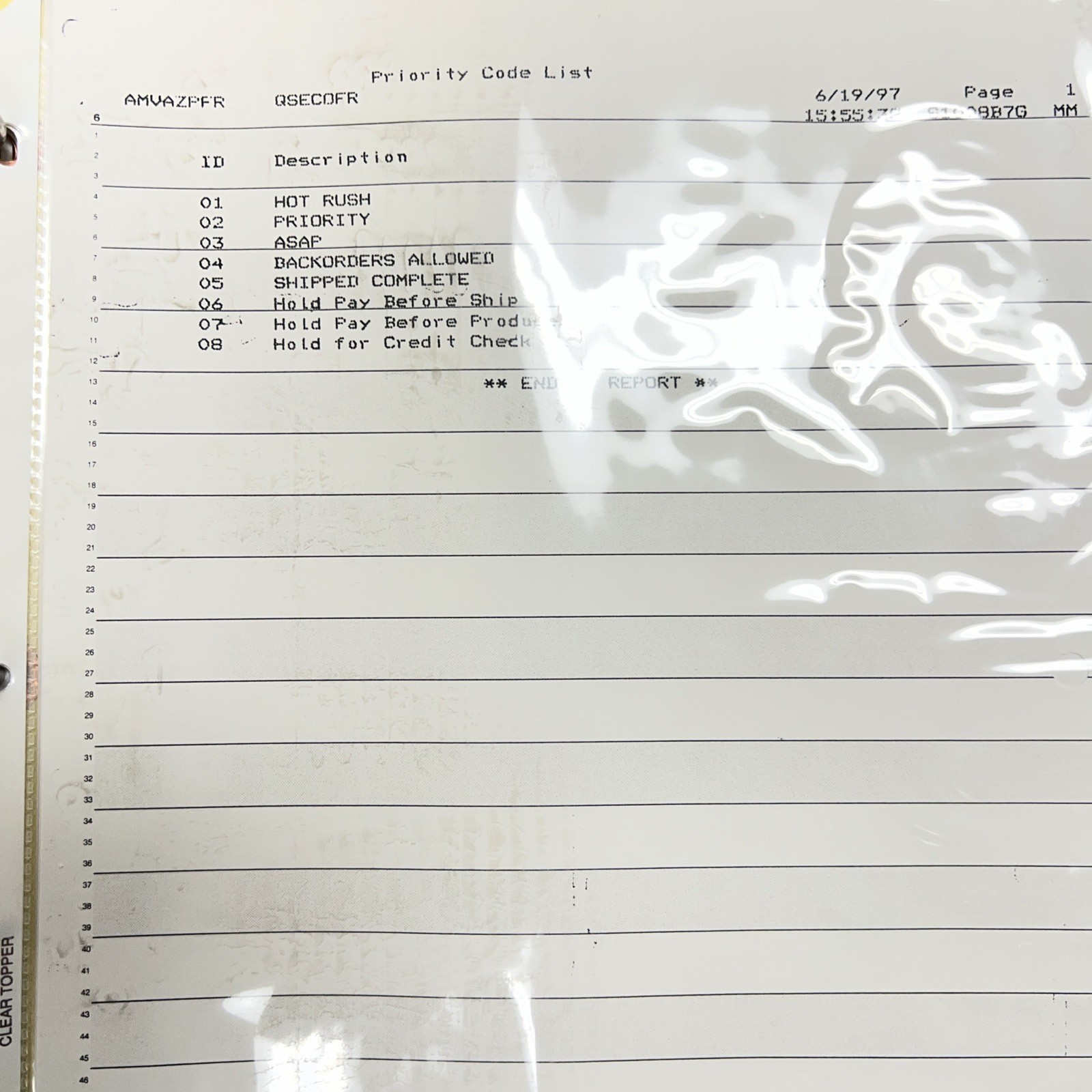 IBM AS/400 Mapics XA Operators Manual Set (6) Binders Manufacturing ERP Document