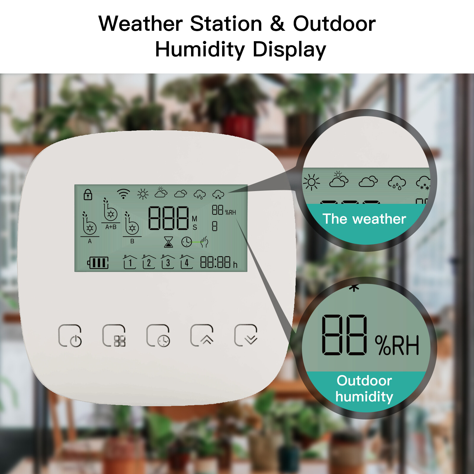 MOES WiFi Smart Automatic Drip Irrigation Watering System Timer Alex Google APP