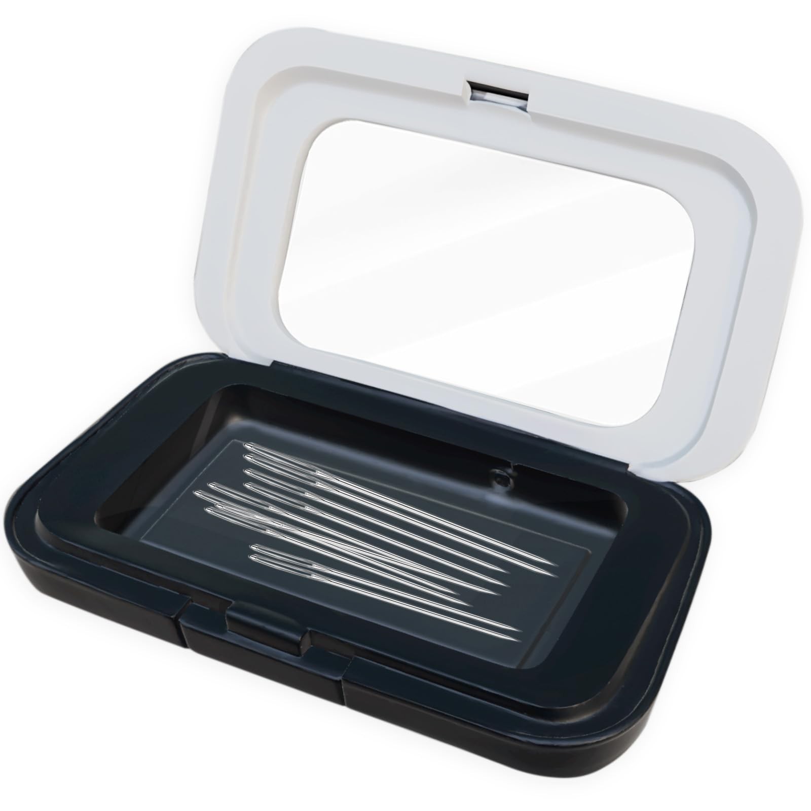 FJW Magnetic Needle Holder Case with Clear Acrylic Lid - Strong Sewing S, S