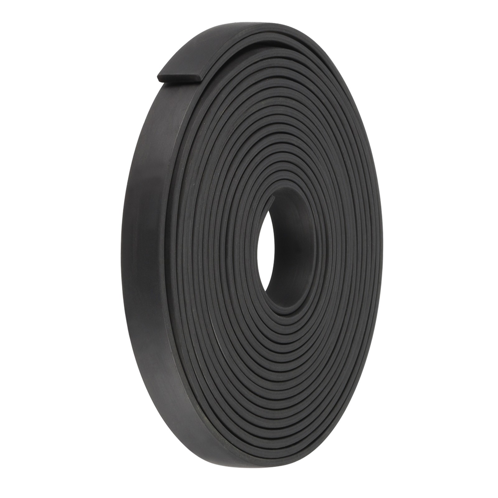 Solid Rubber Strips 196.85"L x 0.59"W x 0.12"T Rubber Neoprene Sheet Rolls