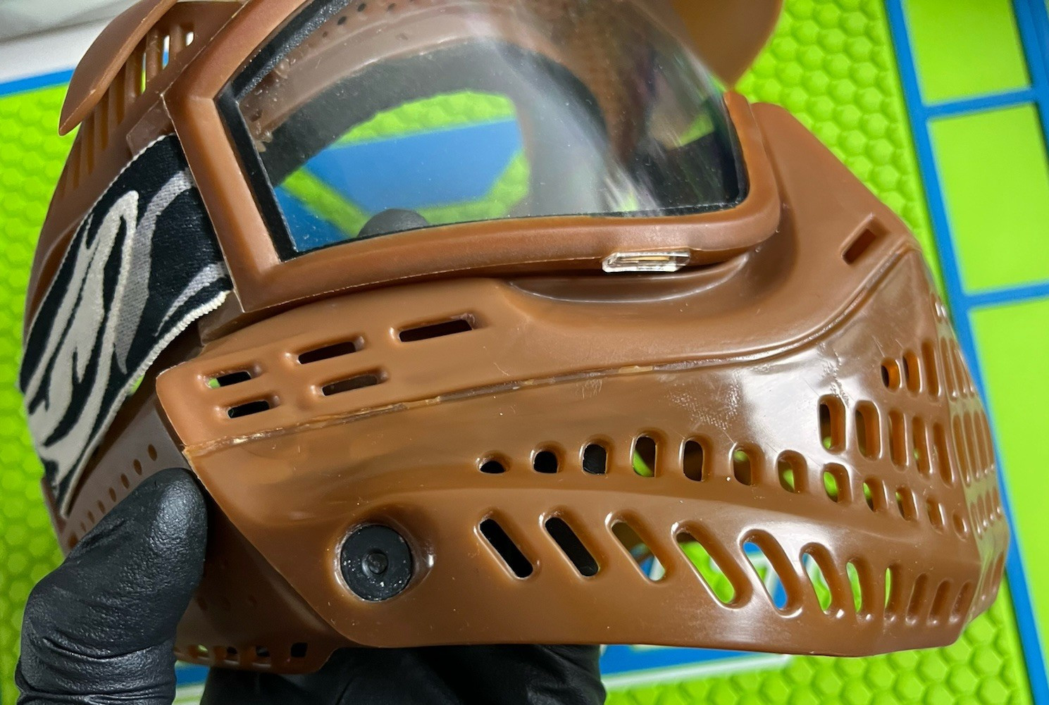 JT PROFLEX IZE - OG / BROWN - PAINTALL MASK GOGGLES - VINTAGE PROSHIELD THIN