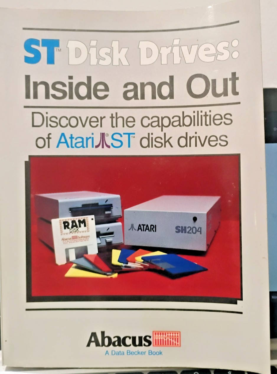 ST Disk Drives: Inside & Out #13 by Abacus for Atari  ST -  Book ONLY- NOS