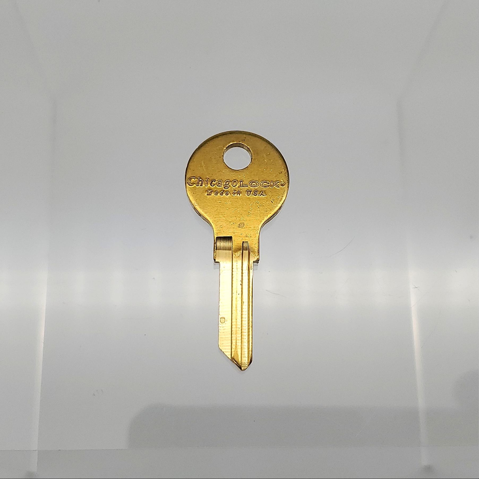 10x CompX DK-103-H Key Blanks Chicago K103H Keyway Brass NOS