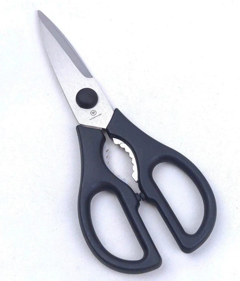 APART - WUSTHOF STAINLESS STEEL KITCHEN SHEARS BOTTLE OPENER COME