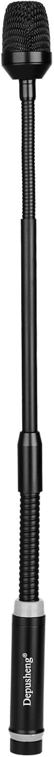 Depusheng Professional Dynamic DJ Microphone for Mixer Dedicated Disc Black