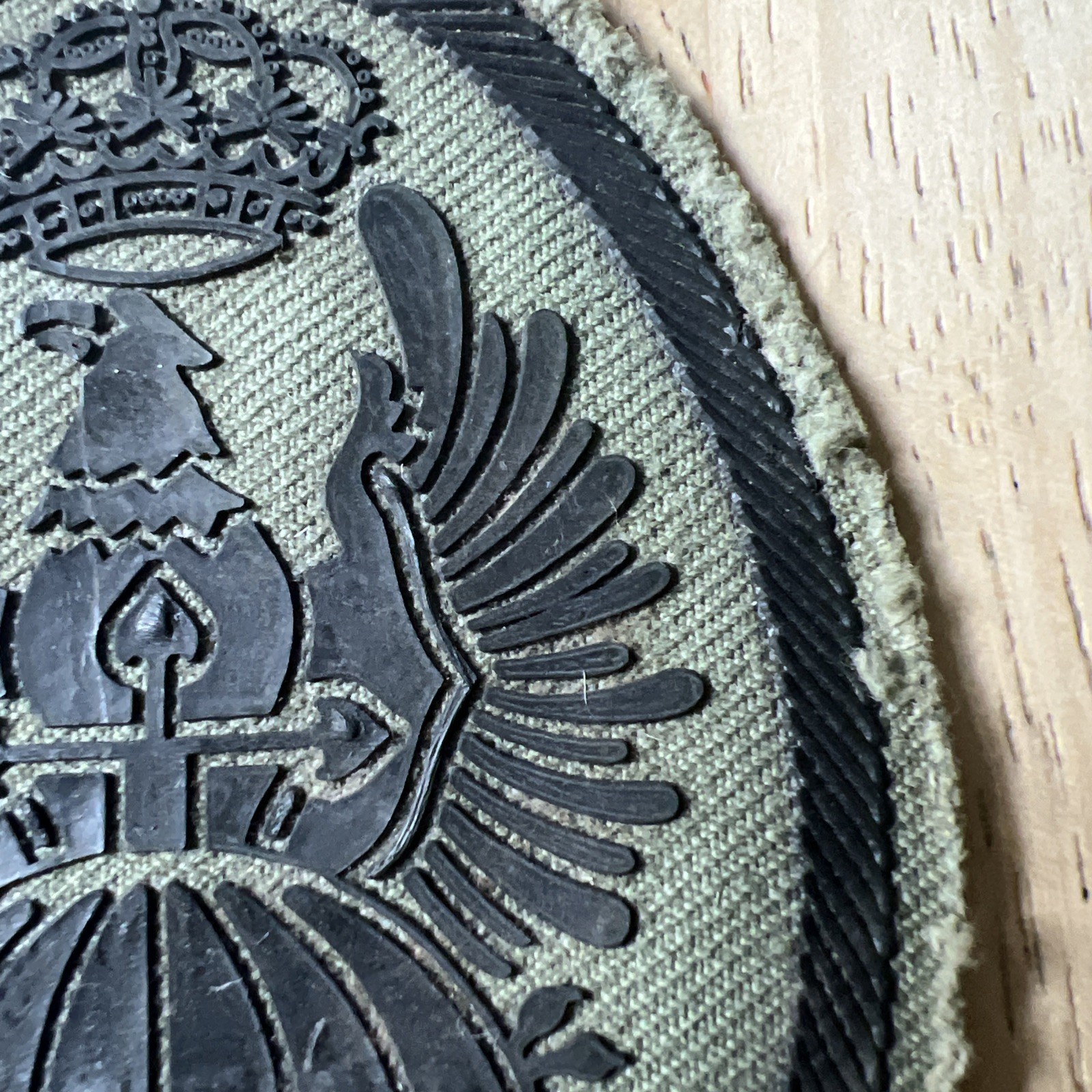 Spanish Army BRIPAC Paratrooper Subdued Field Uniform Patch Rubberized