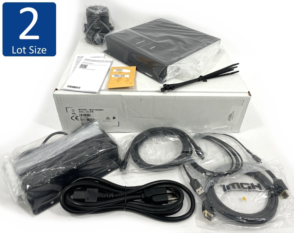 Lot of 2 NEW Open Box Crestron UC-PR 6510936 Presentation Transmitter M201852001
