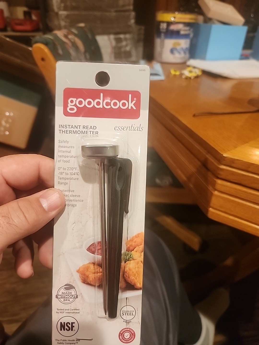 Good Cook Instant Read Thermometer Stainless Steel to 220 F and 18 to 104 C NEW!