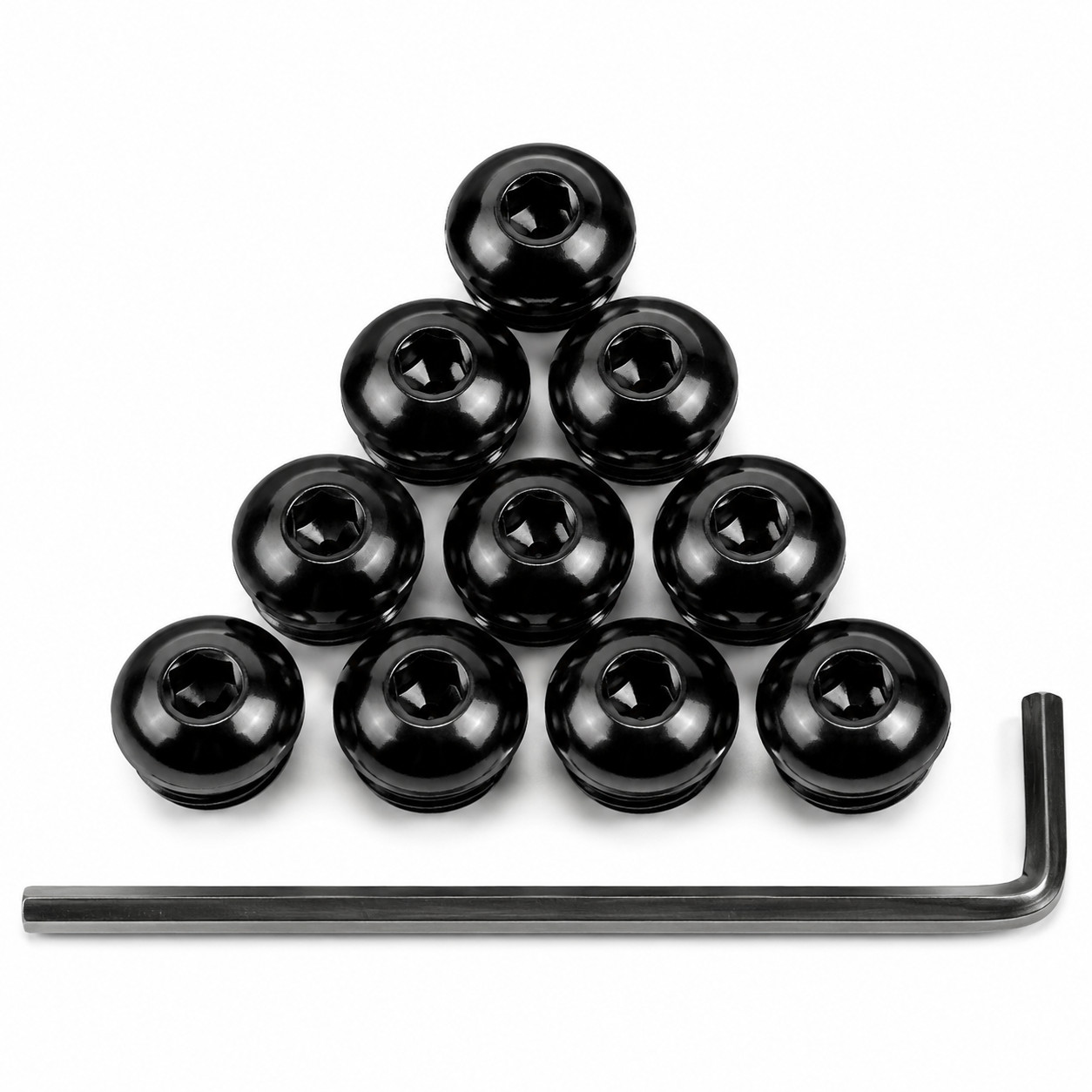 10* 5MM  Motorcycle Windscreen Windshield Fairing Screen Nut Bolt Screw Kit