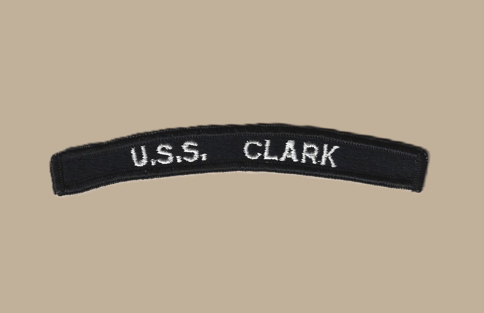 US Navy FFG-11 USS Clark Guided Missile Frigate UIM Shoulder Rocker Tab (01)