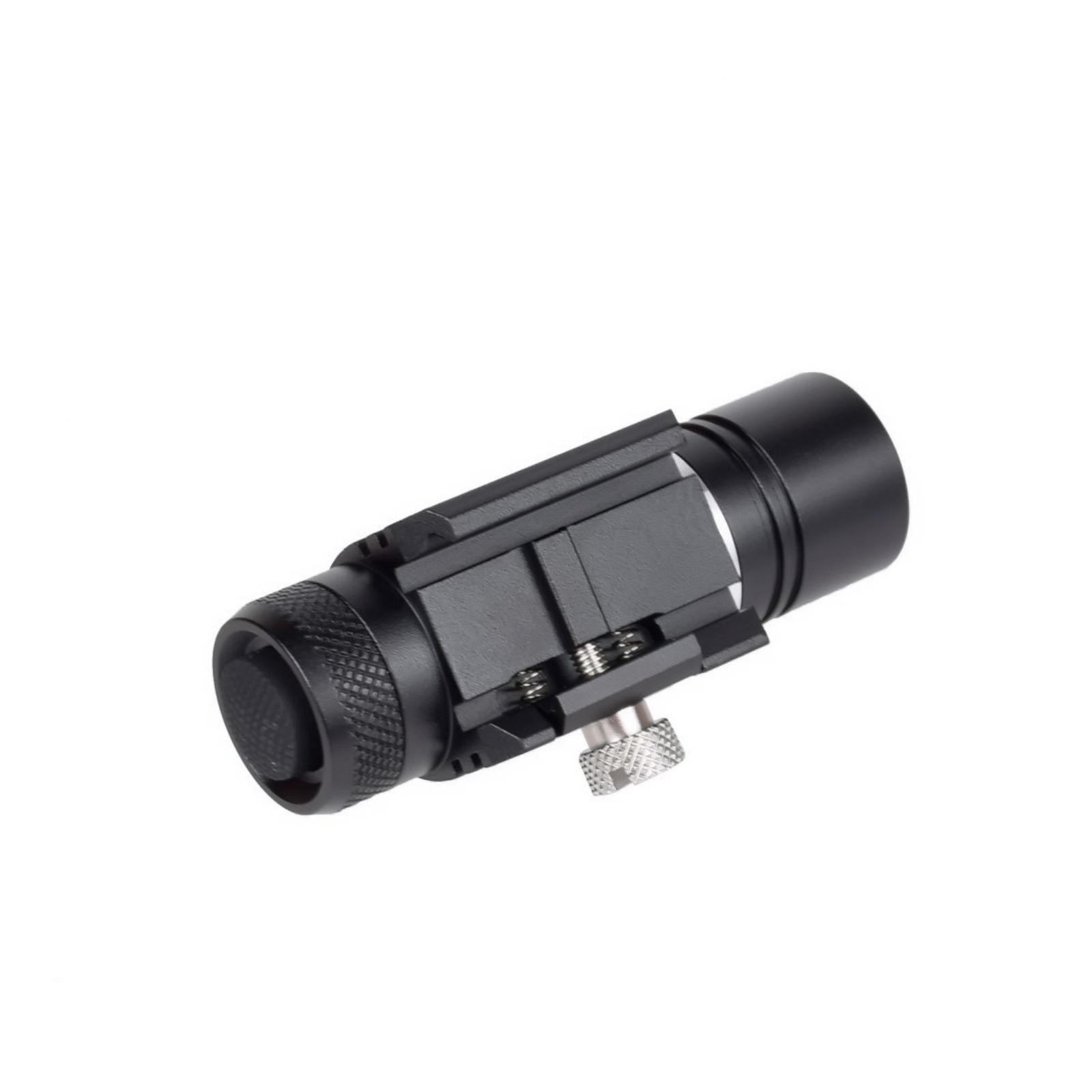 Tactical Flashlight Weaponlight Picatinny Rail Mount CR123A LED Compact Black