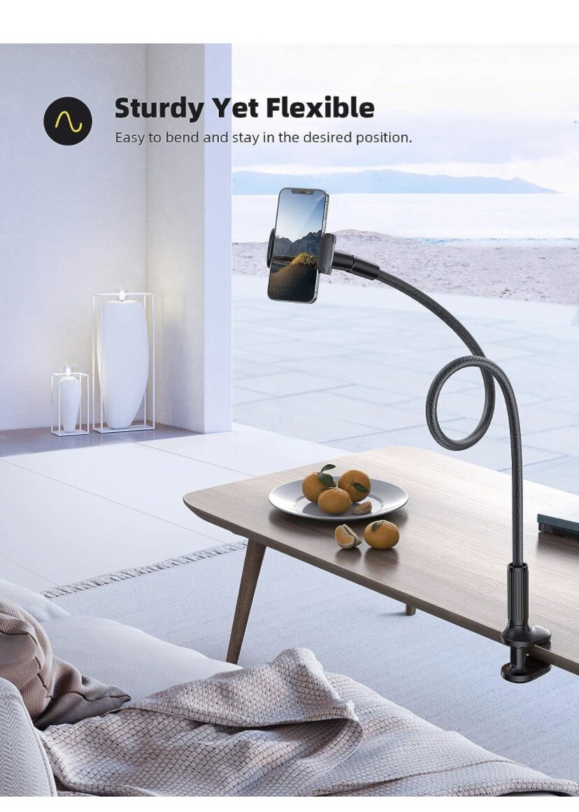 Universal 360° Rotatable Tablet Stand Holder Flexible Mount For iPad Cell Phone
