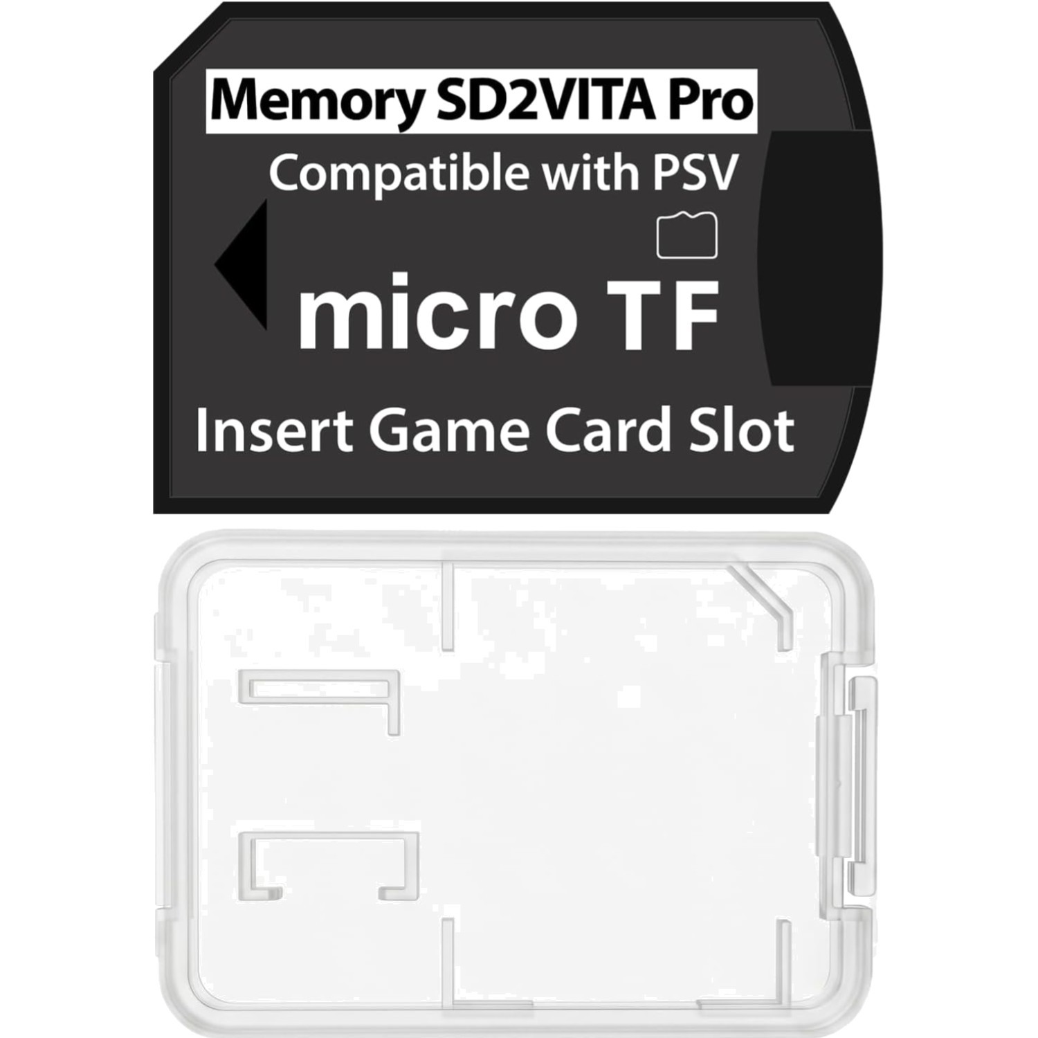 Black SD2Vita 6.0 PS Vita Memory Card Adapter Micro SD Adapter