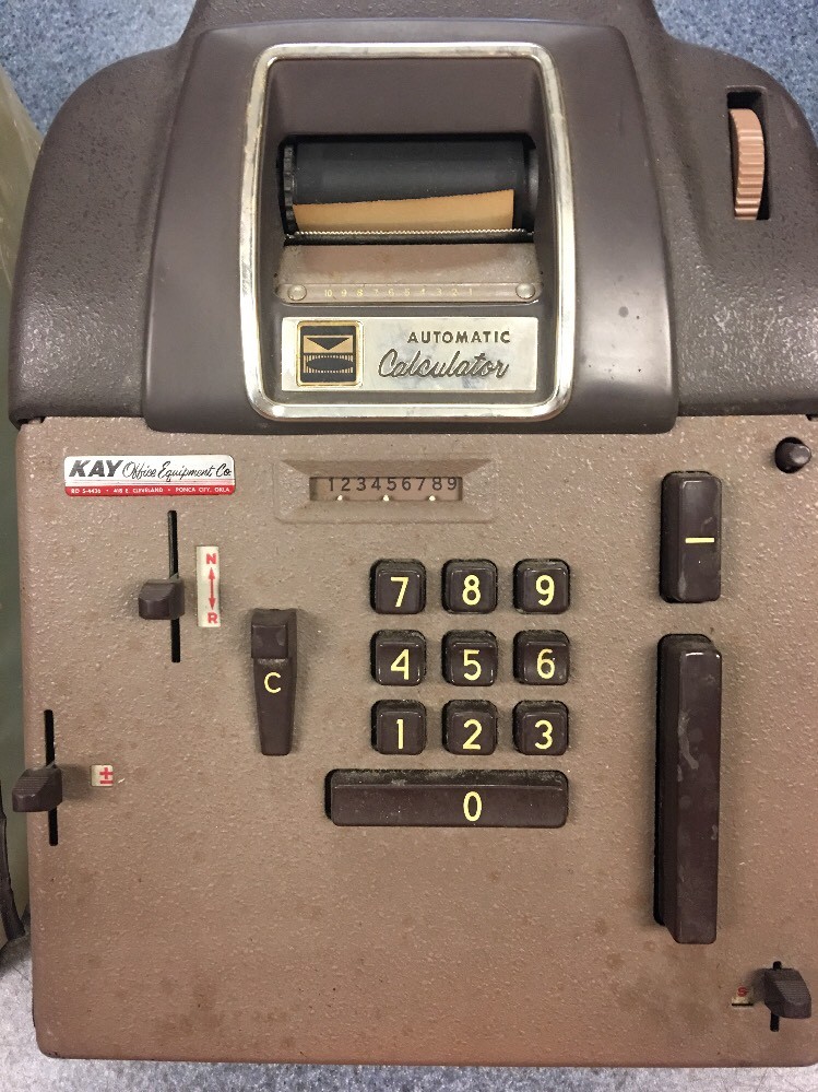 VICTOR Automatic Printing Calculator Adding Machine Vintage 1964