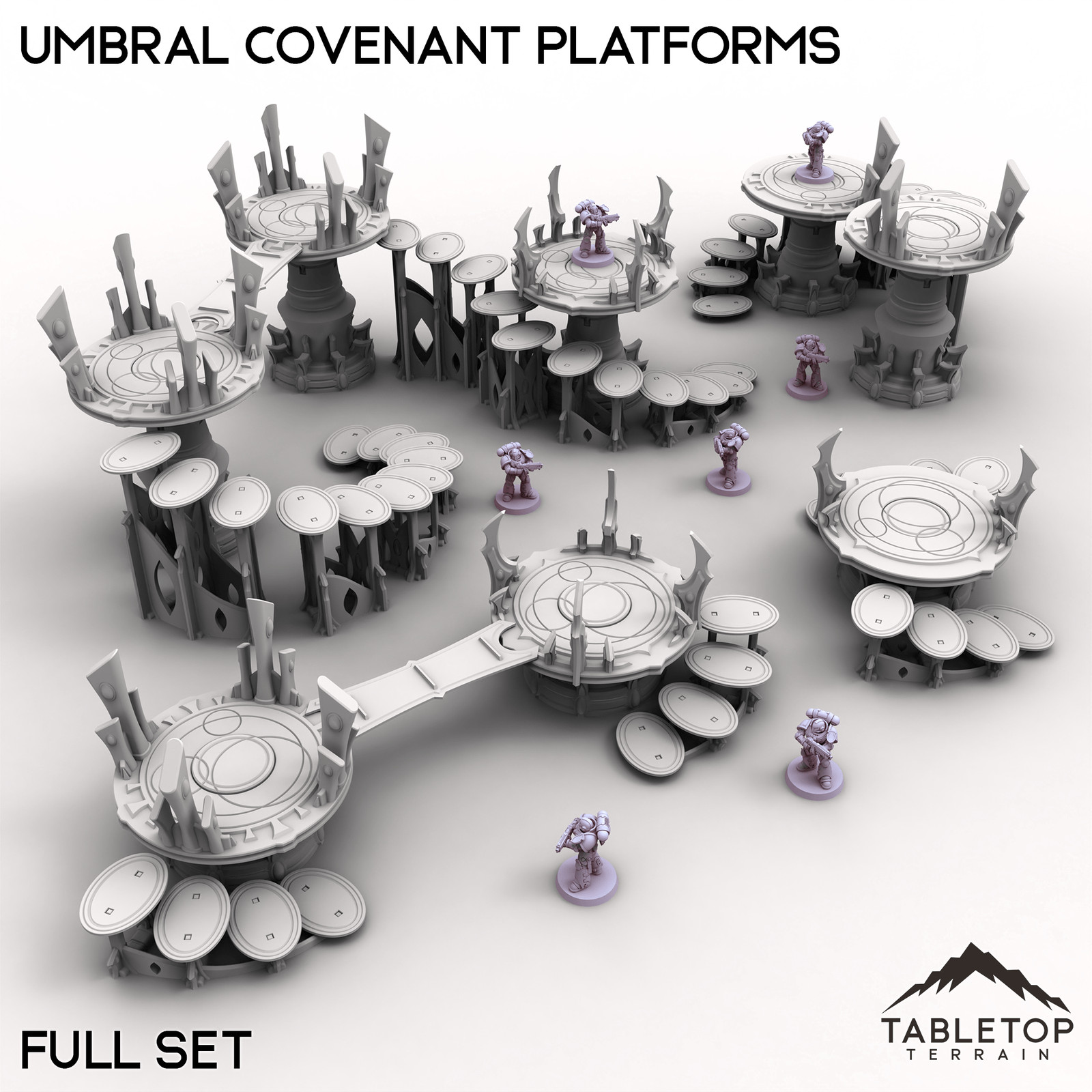 Umbral Covenant Platforms - Space Elves Grimdark Wargaming