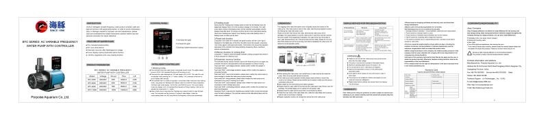 Variable Frequency Amphibious water pump
