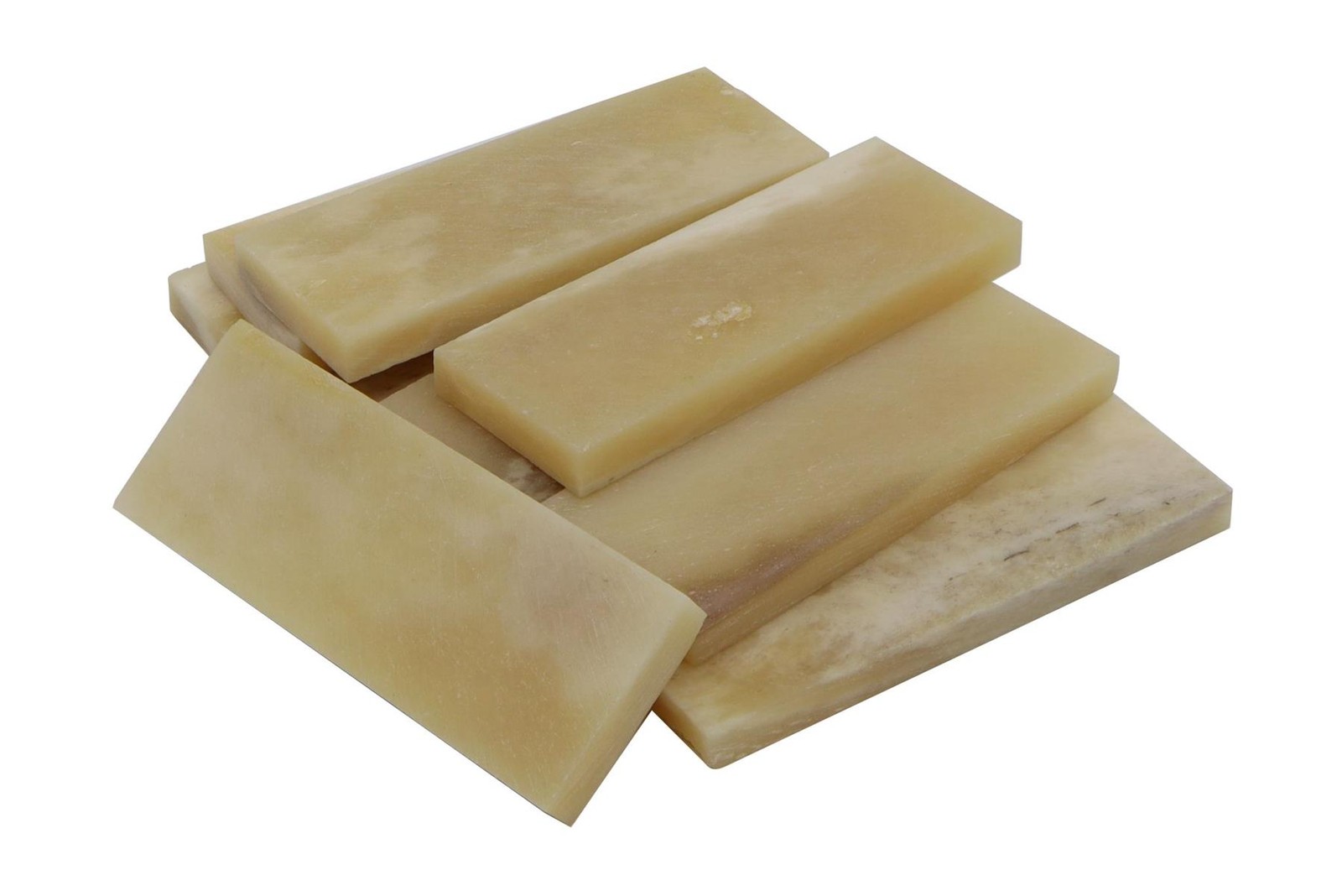 Bone Nut Blanks - 2.125" x .75" x .2" - NATURAL - 10 pack - Large Dobro