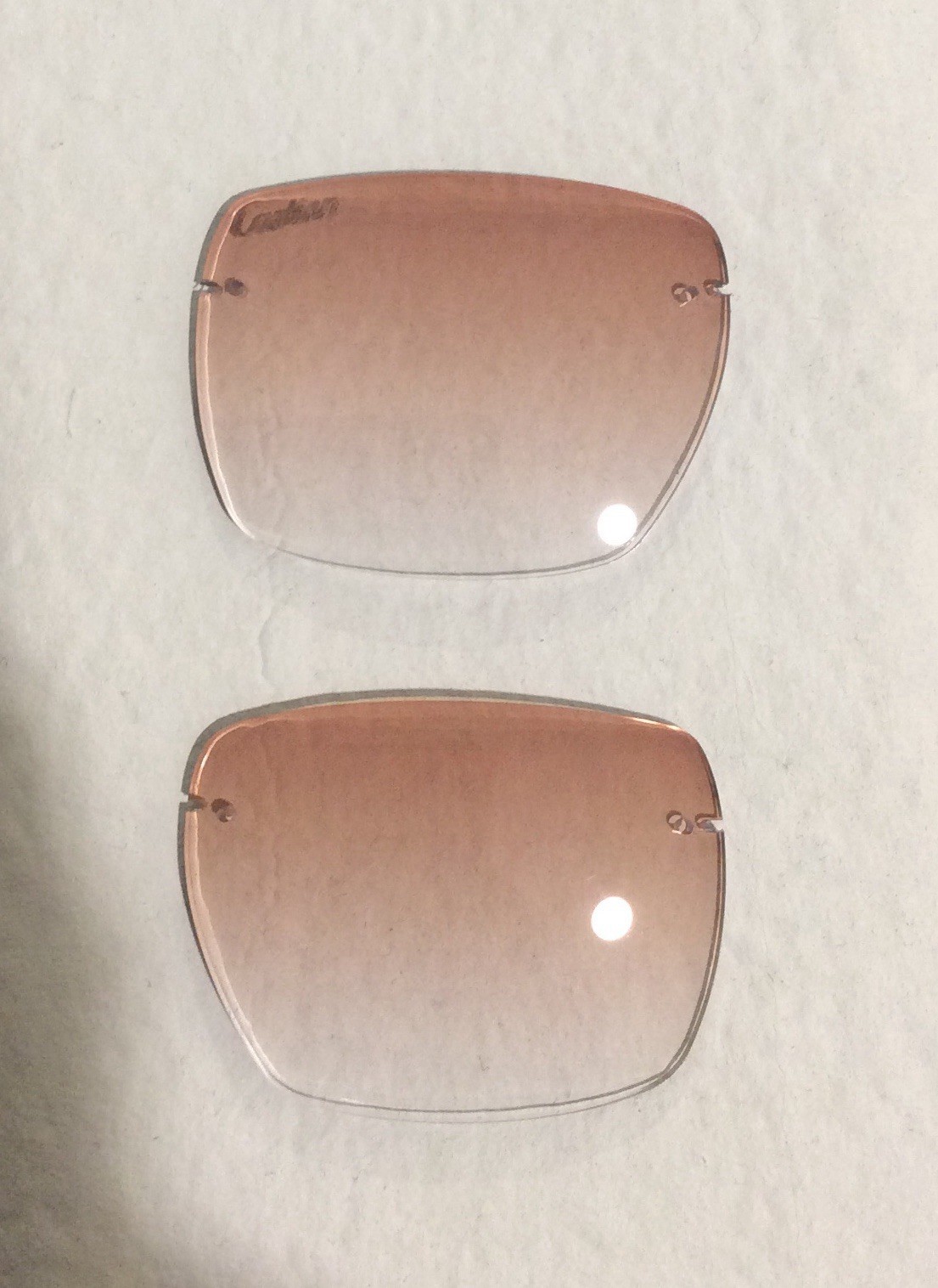 Replacement Lens 44mm For Cartier C Decor Frames. 30% Gradient Brown. Rare