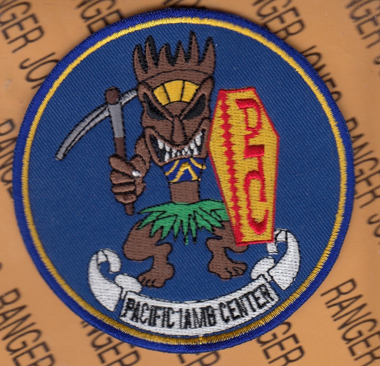 USAF Air Force Pacific Integrated Air & Missile Defense Center ~3.75" patch c/e