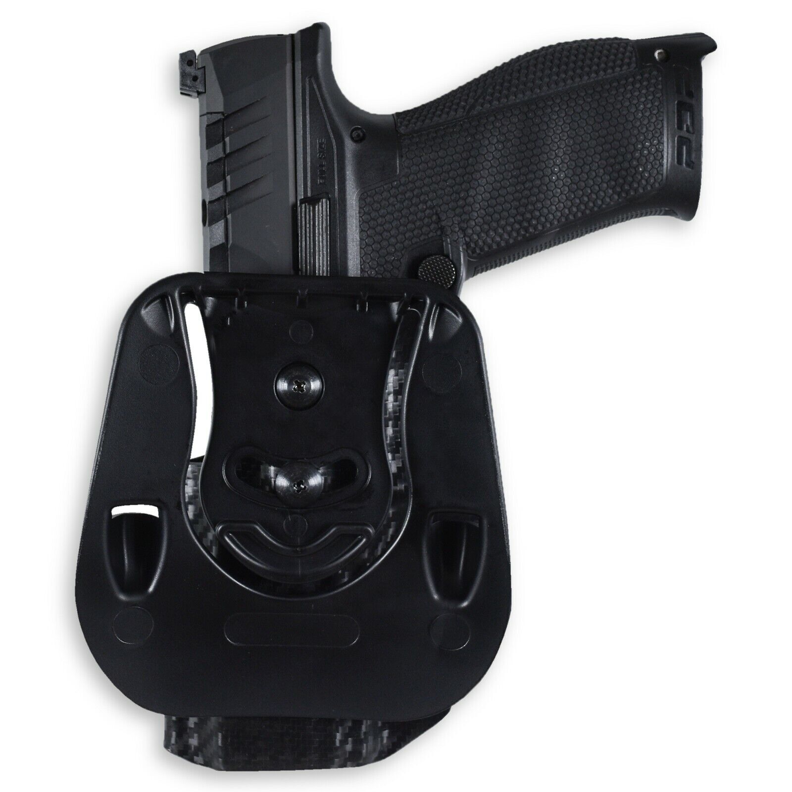 WHOLEGUNS OWB Kydex Holster WALTHER PDP COMPACT/4"/4.5" - Paddle