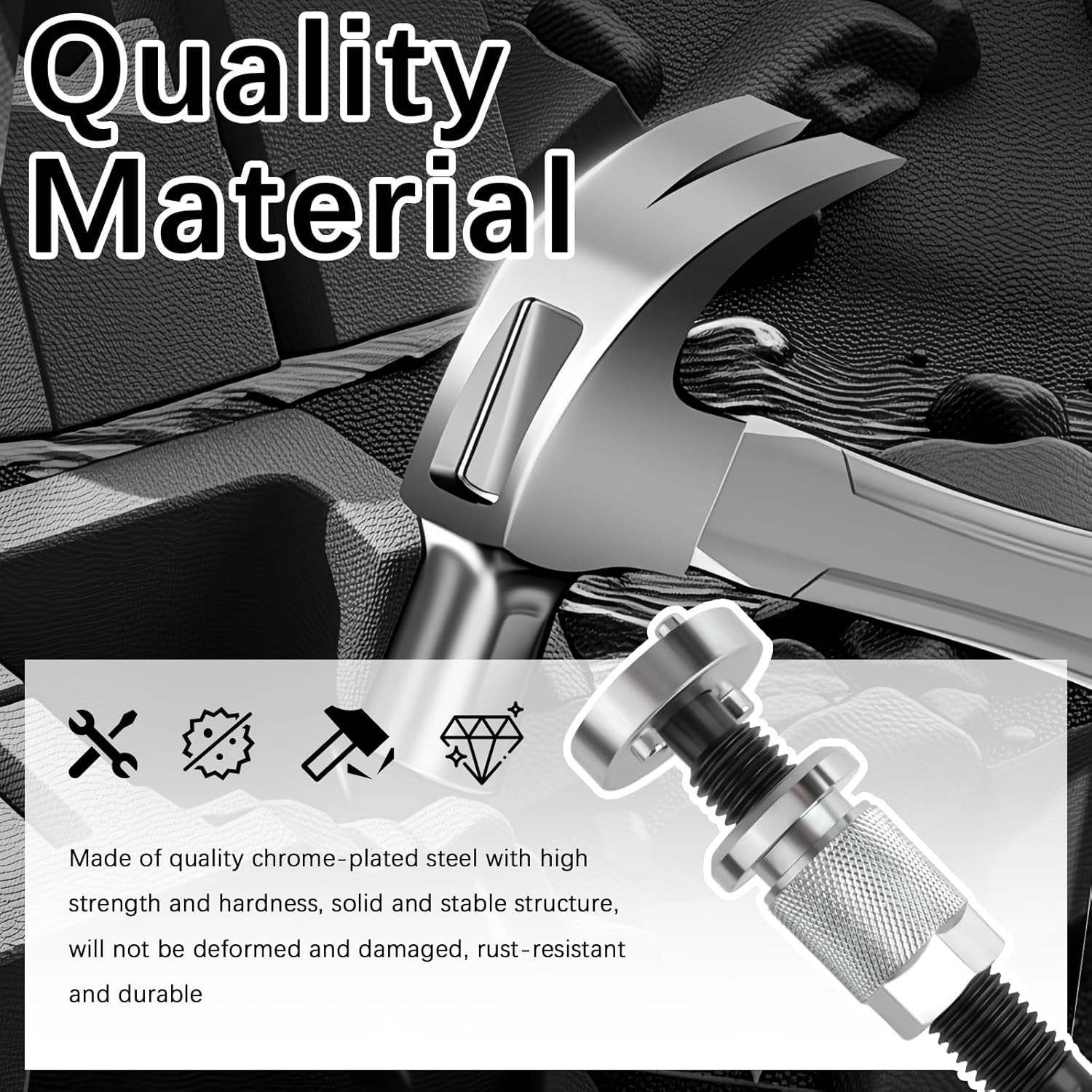 Brake Caliper Compression Tool, 5PCS Heavy Duty Piston Compressor