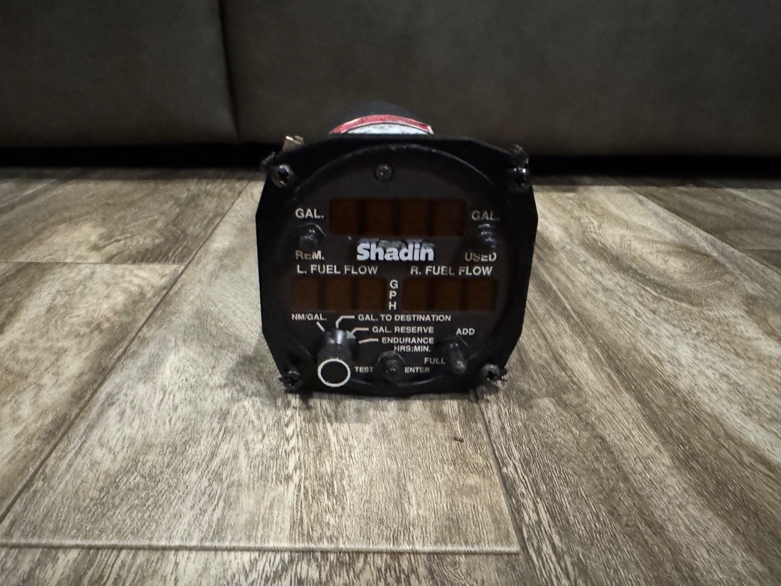 Shadin Fuel Flow Indicator Digiflo-L Digital P/N: 910532P 14/28VDC {JF}
