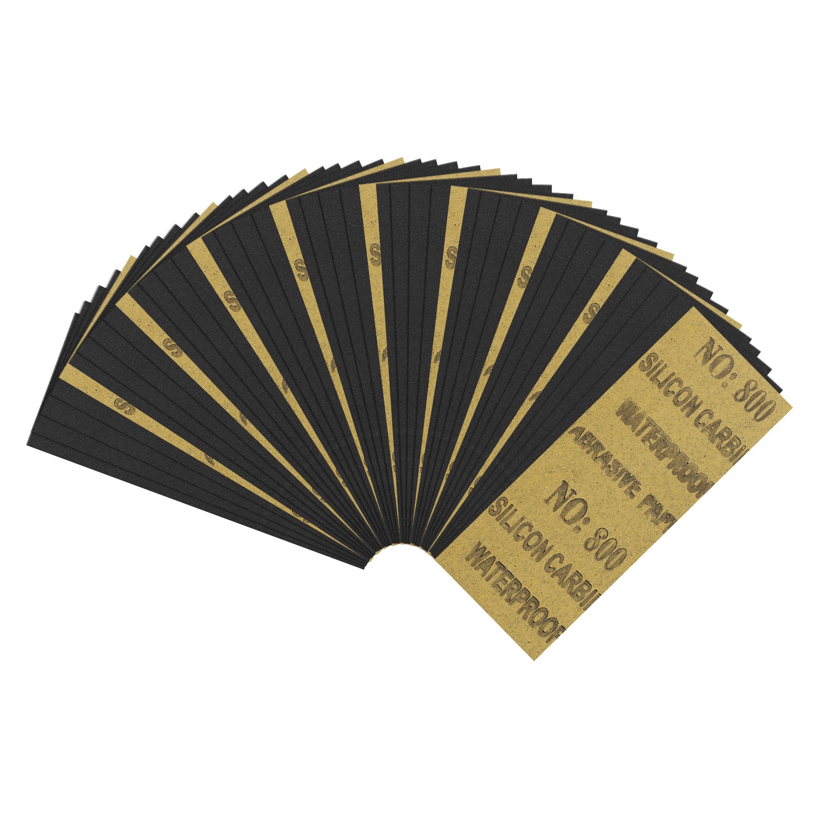 45pcs Sand Papers - [3.6 x 9 Inch x 800 Grits] Sandpaper Sheets