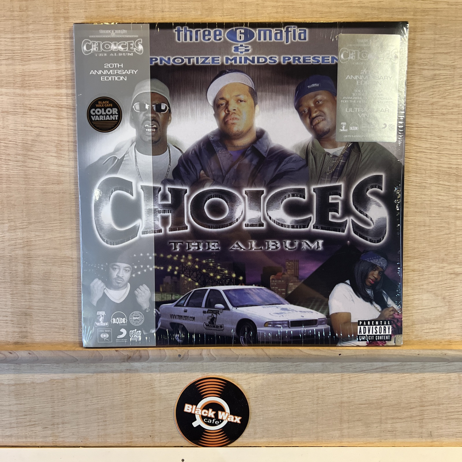 Three 6 Mafia - Choices The Album Vinyl (NM) SEALED X/2001 Clear!