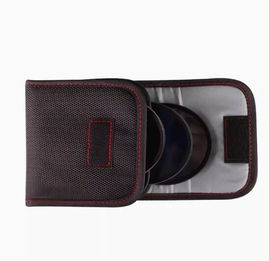 3/4Pocket Camera Lens Filter Carry Case Bag Pouch for 25mm-86mm Filter UV CPL ND