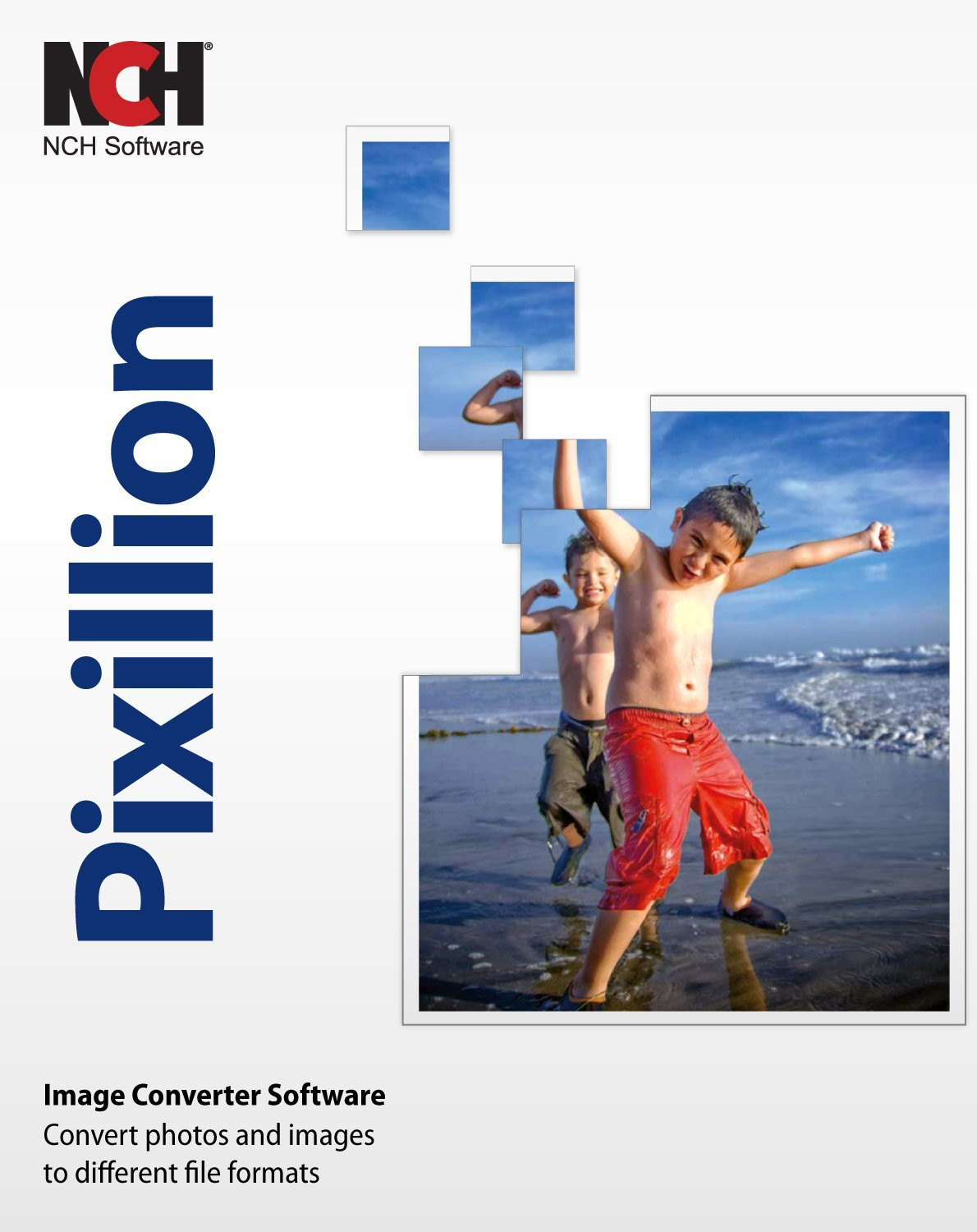 NCH  Pixillion converter  jpeg , jpg , gif , bmp, psd Watermarking Image convert