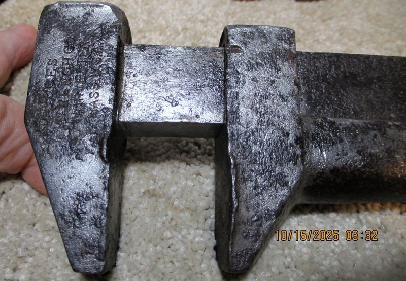 SET OF 2 ANTIQUE COES PIPE WRENCHES