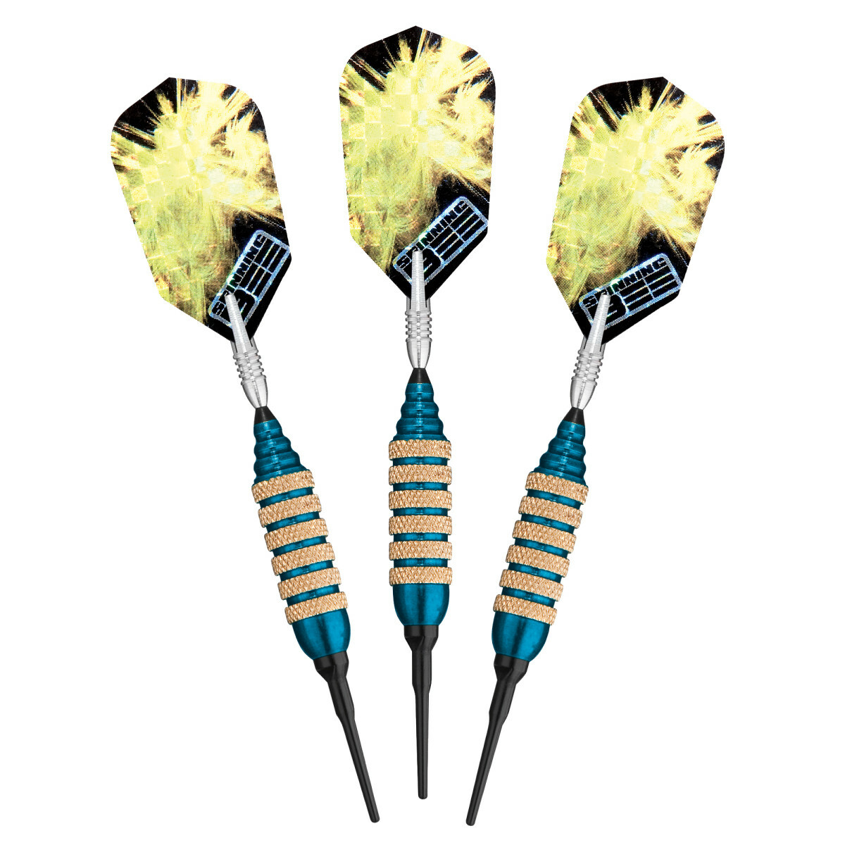 Viper Spinning Bee Soft Tip Darts - Dartboard Game Accessory - Blue - 16 Grams