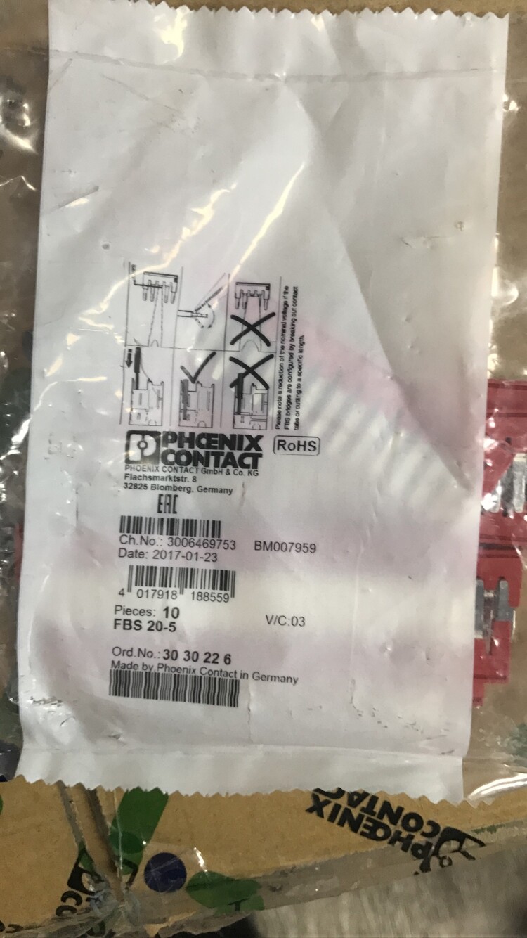 10PCS/Bag NEW FOR PHOENIX FBS10-6 3030271 Bridge plug-in Type