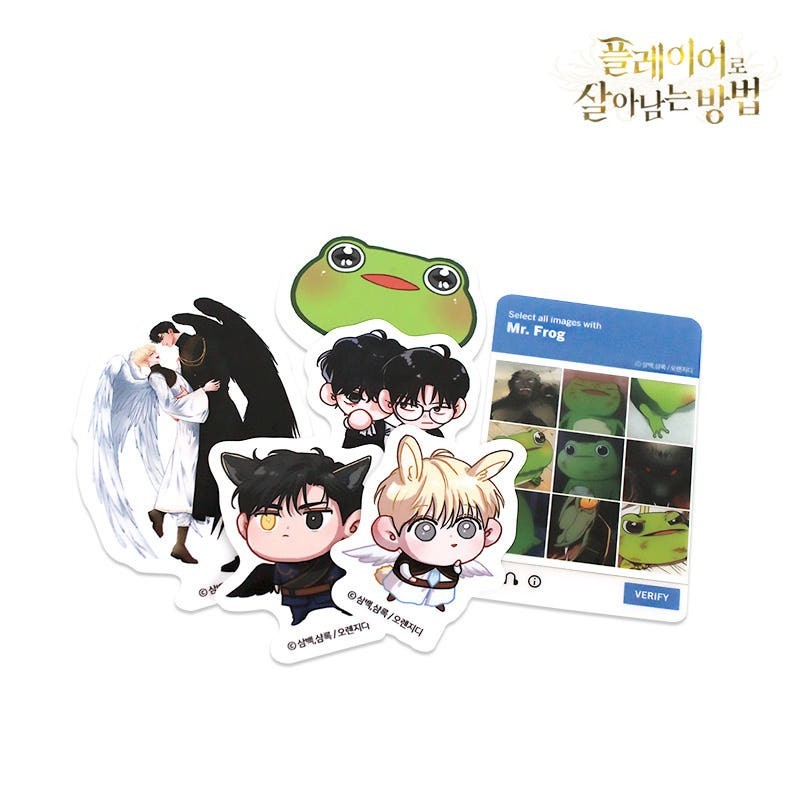 Webtoon MD [ Surviving as a Player 플레이어로 살아남는 방법 ] Sticker Set 스티커 세트 (FAZIT110)