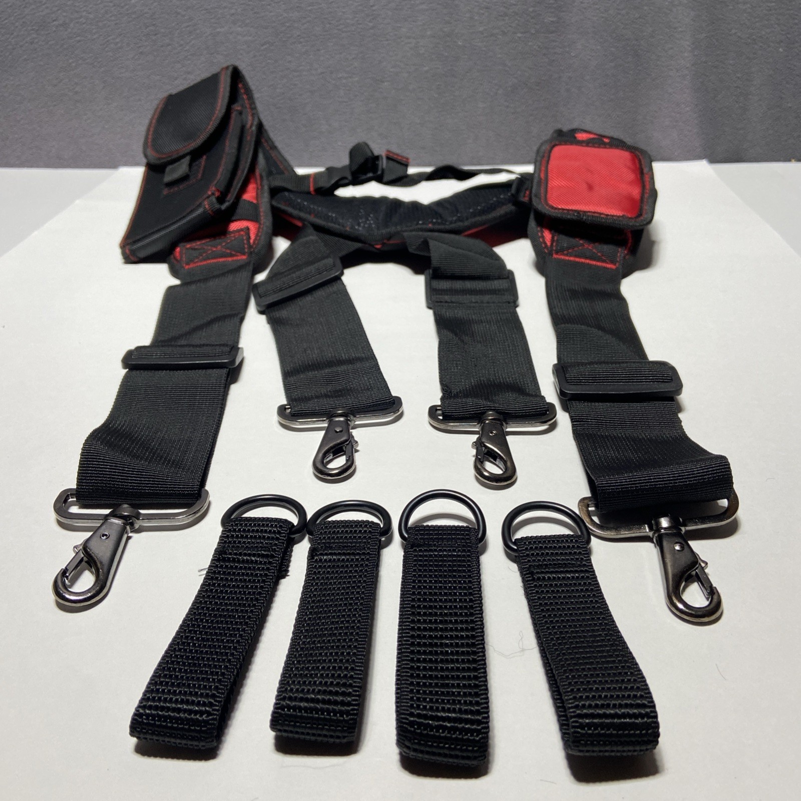 Magnetic Suspenders Tool Belt Suspenders Phone Holder Magnetic Wristband