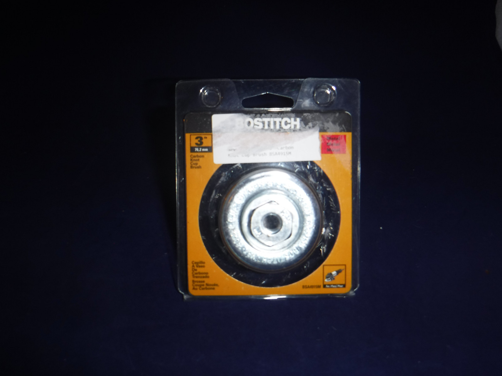 Bostitch Carbon Knot Cup Brush BSA4915M for Corded Grinder 3"