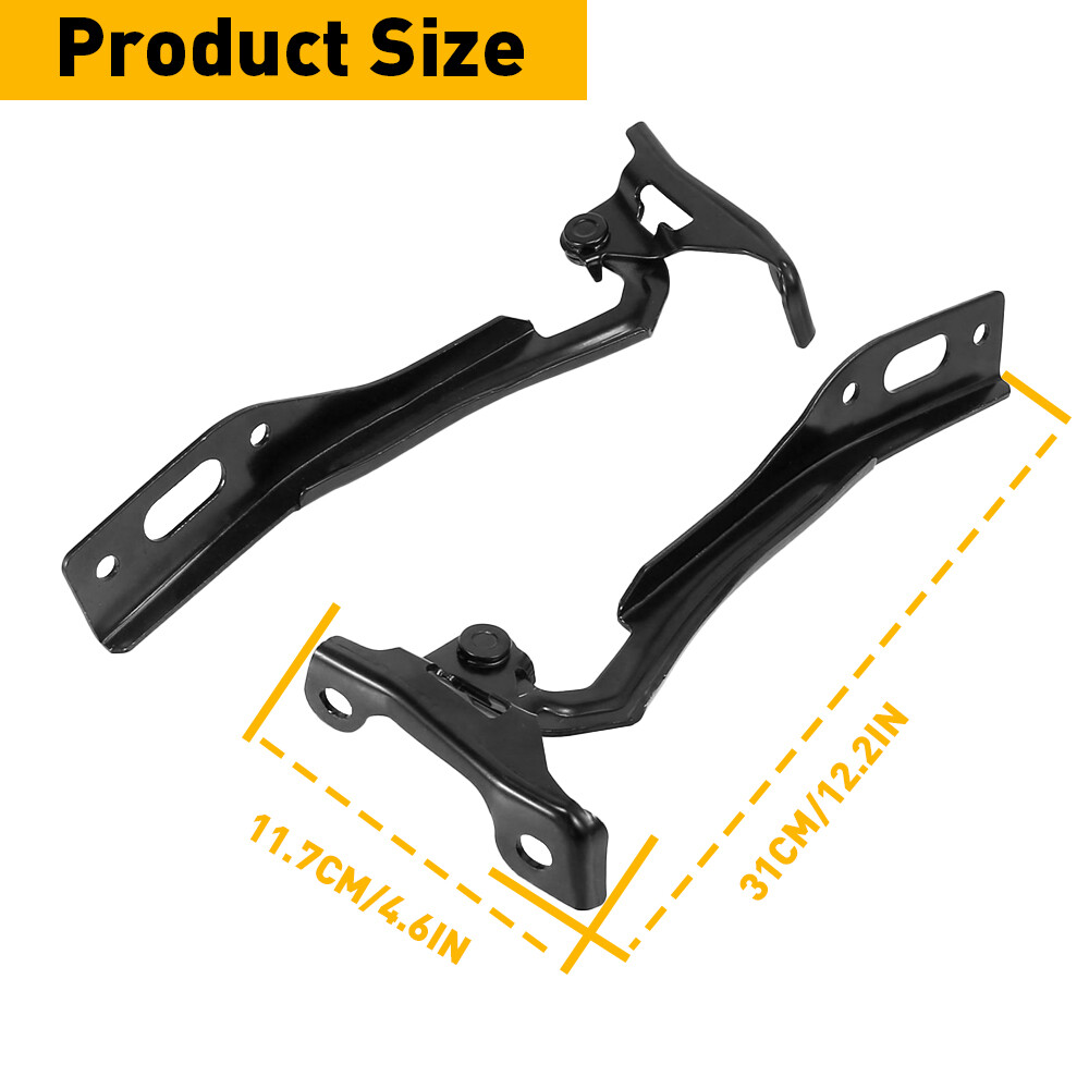 Hood Hinges Left & Right Side For 2012 2013 2014 2015 Honda Civic