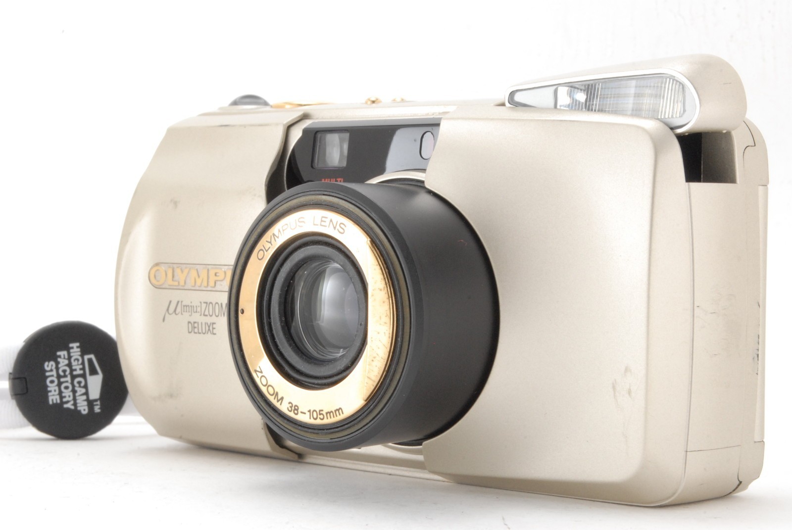 [Exc+5] Olympus μ mju Zoom 105 Deluxe Point & Shoot 35mm Film Camera From JAPAN