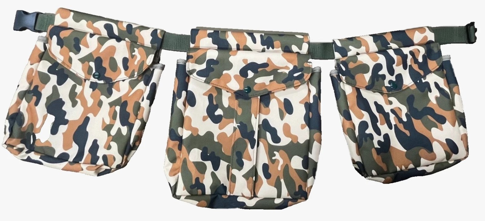 CANVAS CAMO GAME BIRD BAG SET of 3 POUCHES HUNTING - MADE IN THE USA!
