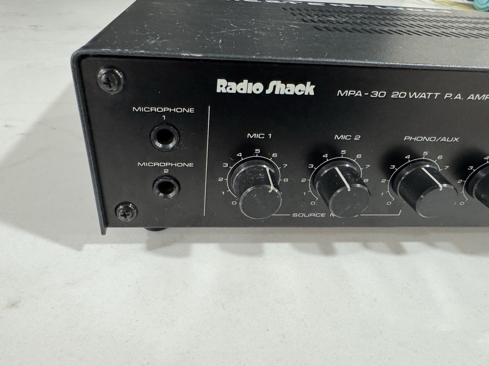 Realistic MPA-30 20 Watt PA Amplifier 32-2034 Radio Shack 120V 12V Tested Works
