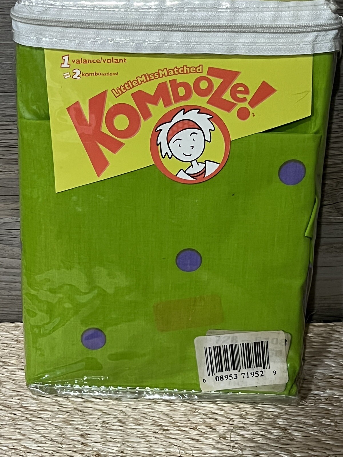 Little Miss Matched KOMBOZE Window Treatment Curtains NIP