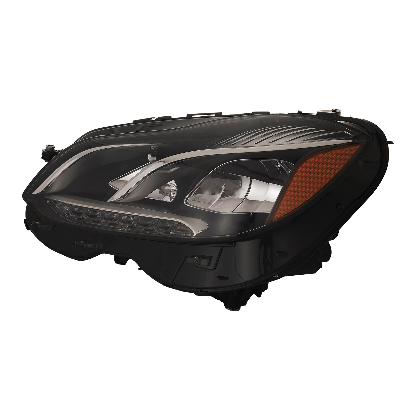 LED Headlights Headlamps For 2014-2016 Mercedes-Benz E-Class E350 E300 W212 Pair