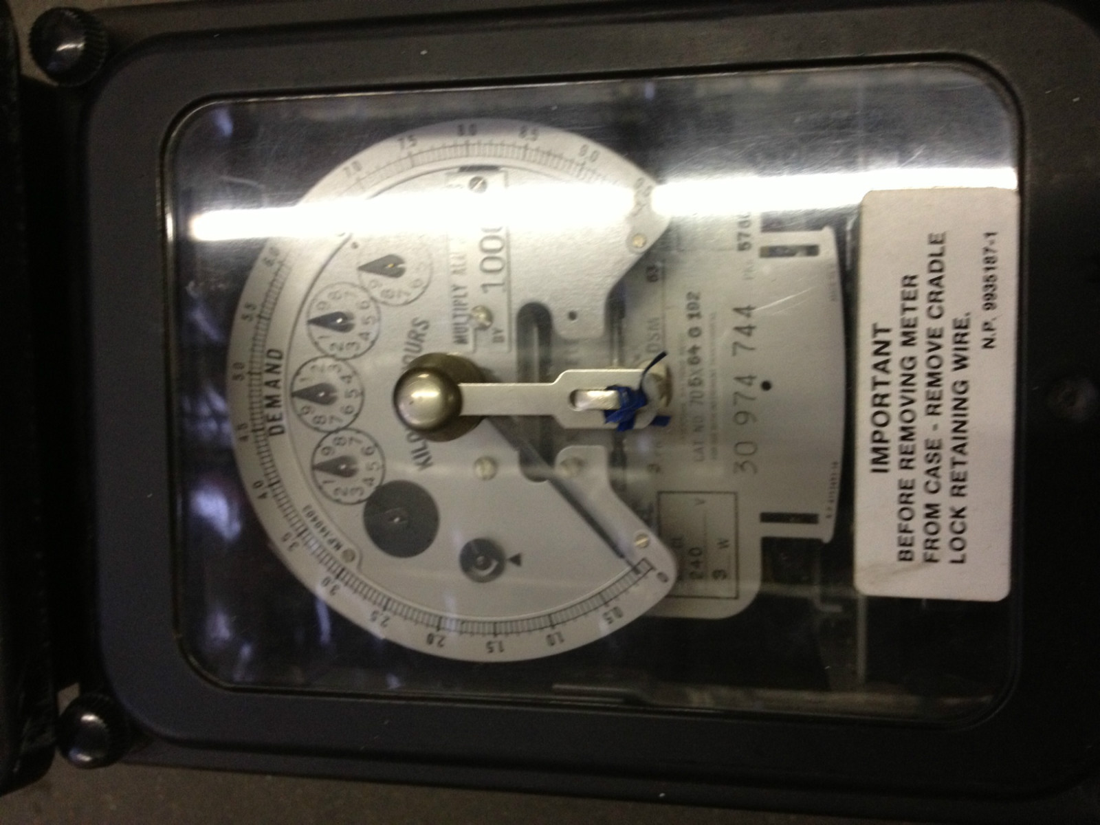 705X64G192 GE Kilowatt Hour Meter Type DSM63